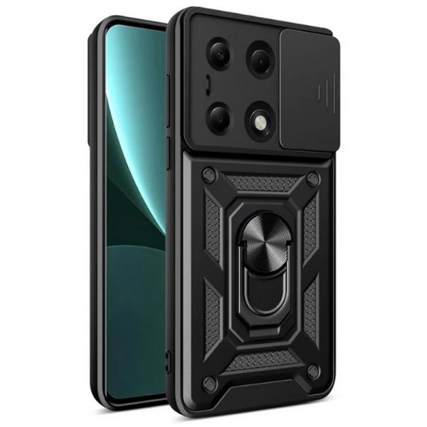 Чохол-накладка BeCover Military для Xiaomi Redmi Note 13 Pro 4G Black (711024)