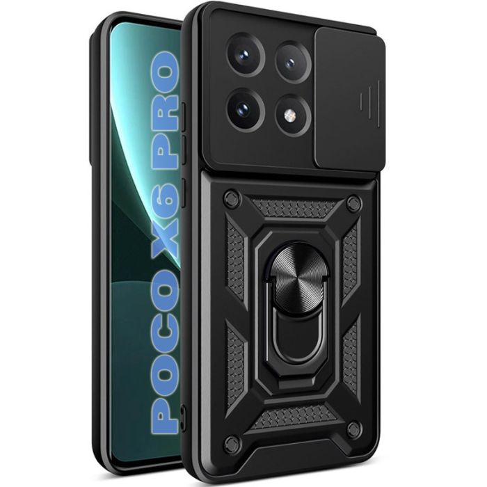 Чохол-накладка BeCover Military для Poco X6 Pro Black (711157)