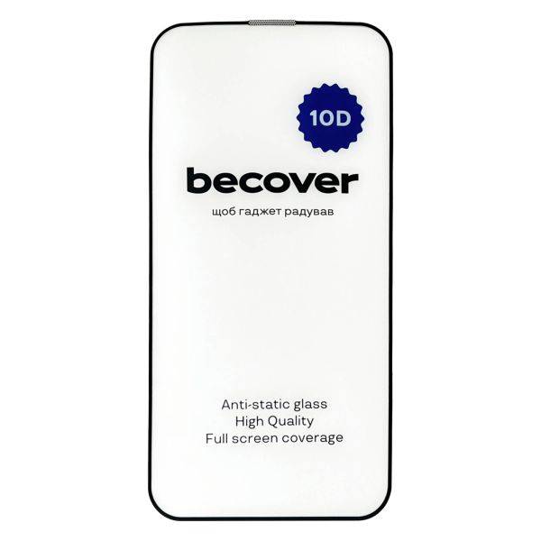 Захисне скло BeCover для Apple iPhone 14 10D Black (711325)