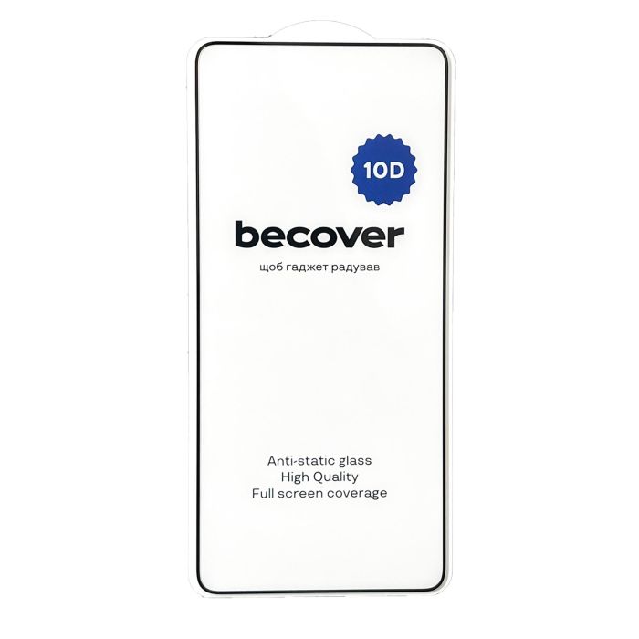 Захисне скло BeCover для Xiaomi Redmi Note 13 4G 10D Black (711375)