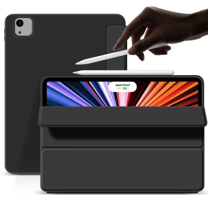 Чохол BeCover Tri Fold Soft TPU Silicone для Apple iPad Air 13" M2 2024 Black (711469)