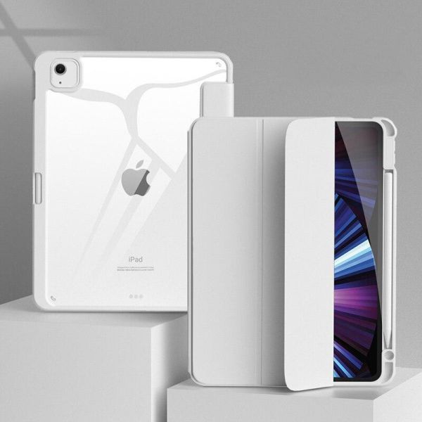 Чохол-книжка BeCover Soft Edge TPU з кріпленням Apple Pencil для Apple iPad Air 13" M2 2024 Gray (711712)
