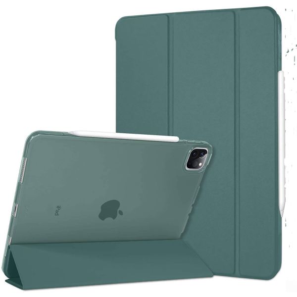Чохол-книжка BeCover Tri Fold Hard для Apple iPad Pro 12.9 2020/2021/2022 Dark Green (711720)