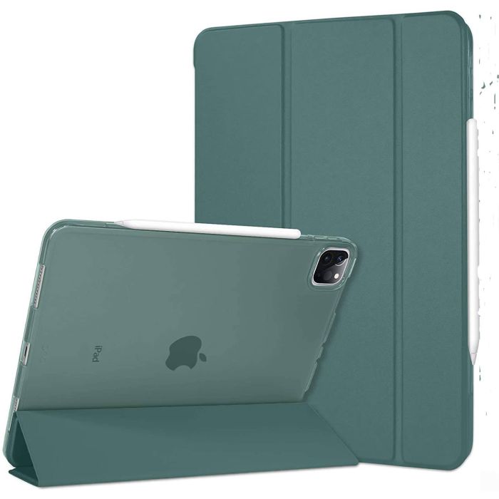 Чохол-книжка BeCover Tri Fold Hard для Apple iPad Pro 12.9 2020/2021/2022 Dark Green (711720)