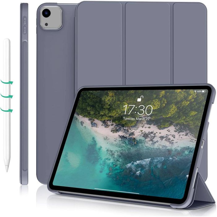 Чохол-книжка BeCover Tri Fold Soft TPU Silicone для Apple iPad Air 13" M2 2024 Purple (711743)
