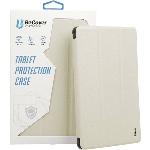 Чохол-книжка BeCover Tri Fold Soft TPU Silicone для Apple iPad Pro Pro 13" M4 2024 Beige (711751)