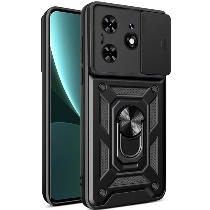 Чохол-накладка BeCover Military для Tecno Spark 20 (KJ5n) Black (712168)