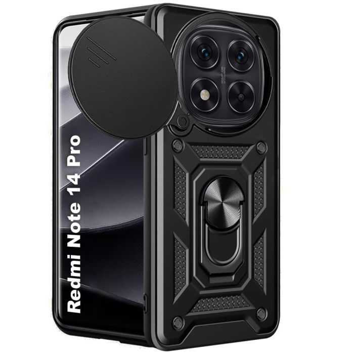 Чохол-накладка BeCover Military для Xiaomi Redmi Note 14 Pro 5G Black (712869)