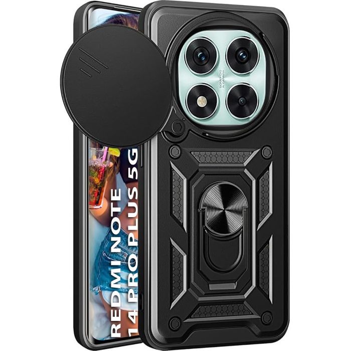 Чохол-накладка BeCover Military для Xiaomi Redmi Note 14 Pro Plus 5G Black (712871)