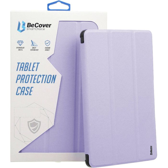 Чохол-книжка BeCover Ultra Slim Origami Transparent з кріпленням Apple для Apple iPad Mini 7 2024 Purple (712937)