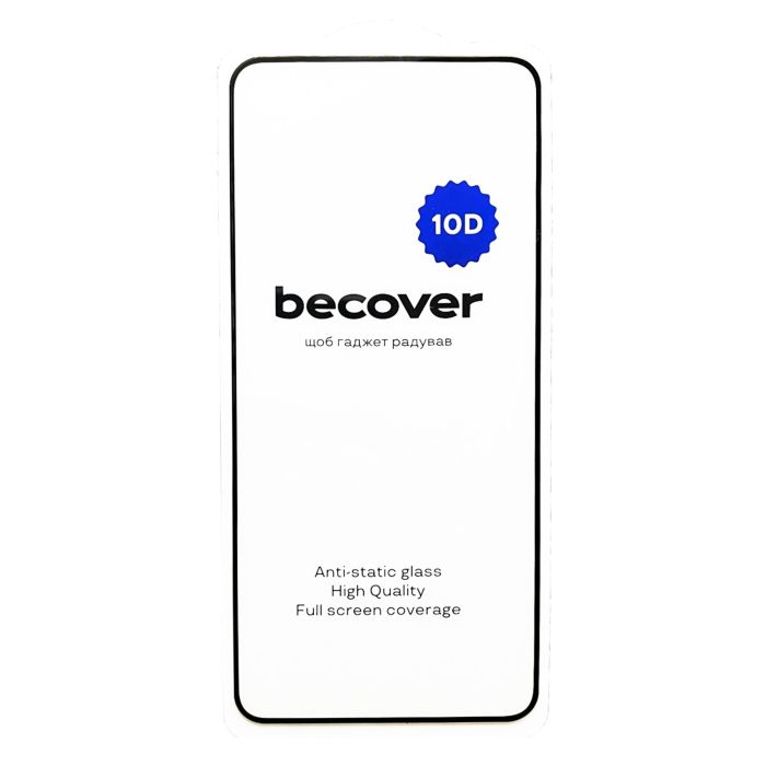 Захисне скло BeCover для Motorola Moto G86 10D Black (713743)