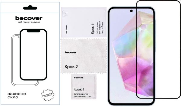 Захисне скло BeCover для Samsung Galaxy А37 SM-A376 Black (714916)