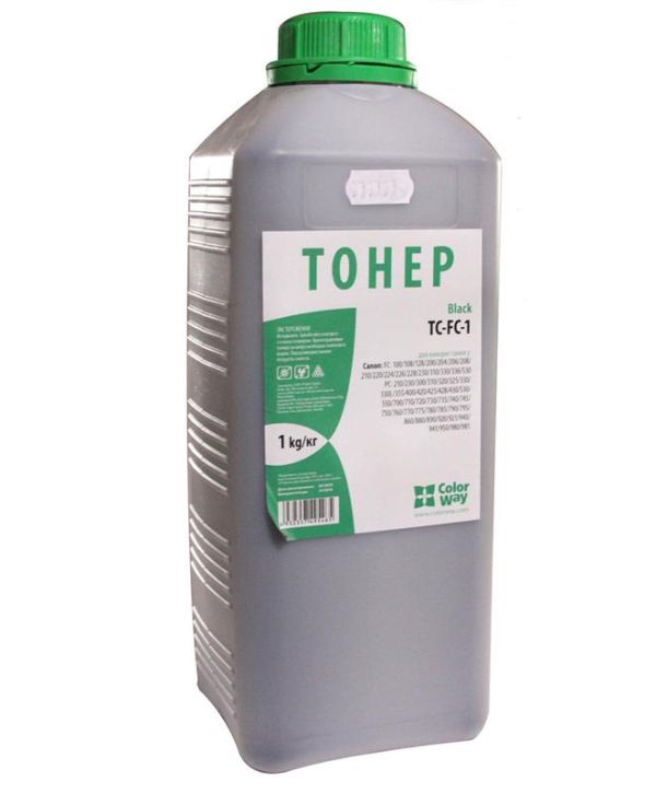 Тонер ColorWay (TC-FC-1) Canon FC/PC 1000 г