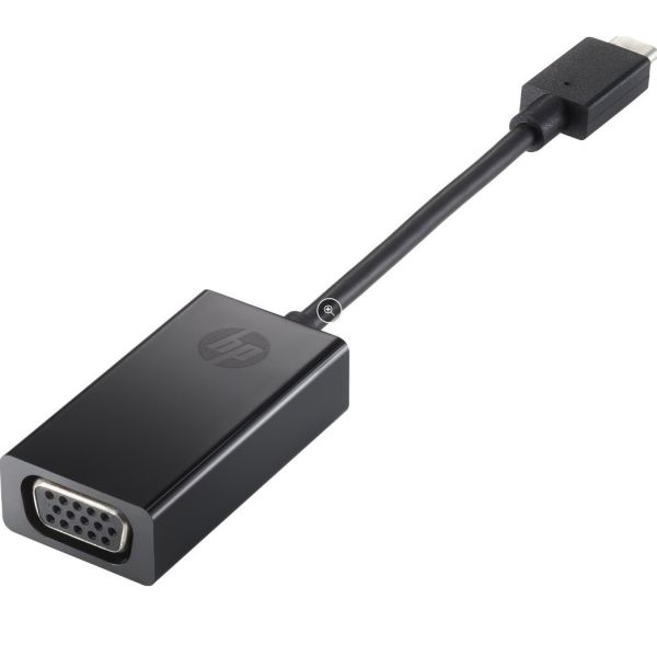 Адаптер HP USB Type-C - VGA (M/F), чорний (831117-001)