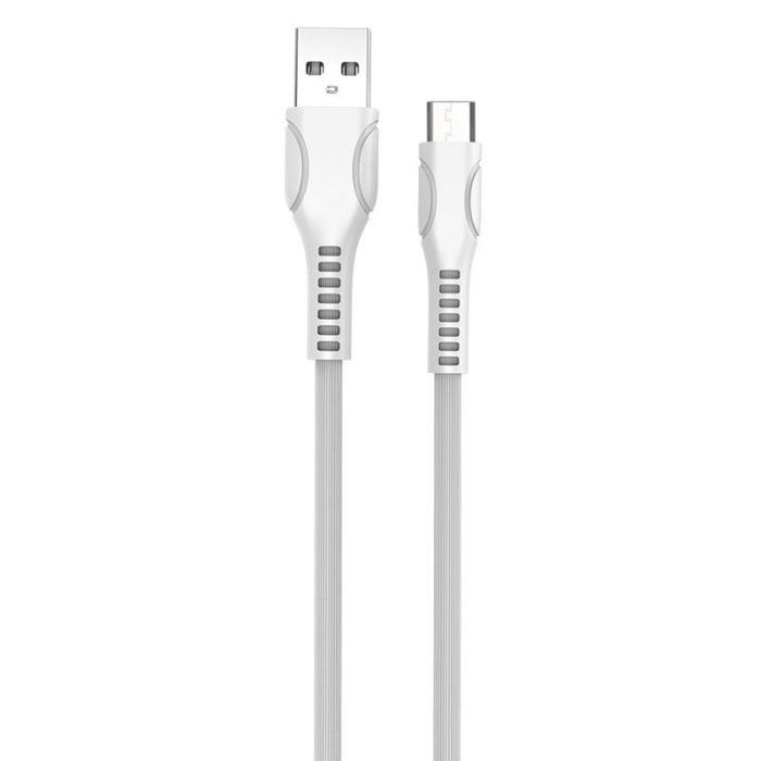 Кабель ColorWay USB - micro USB (M/M), Line-Drawing, 2.4 А, 1 м, White (CW-CBUM028-WH)
