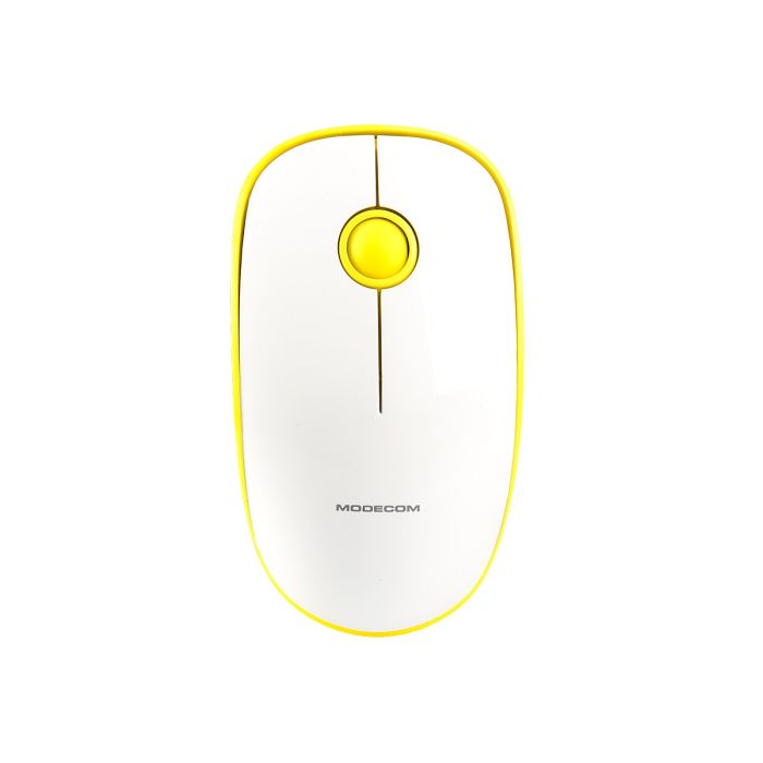 Миша бездротова Modecom MC-WM112 White-Yellow (M-MC-WM112-290)