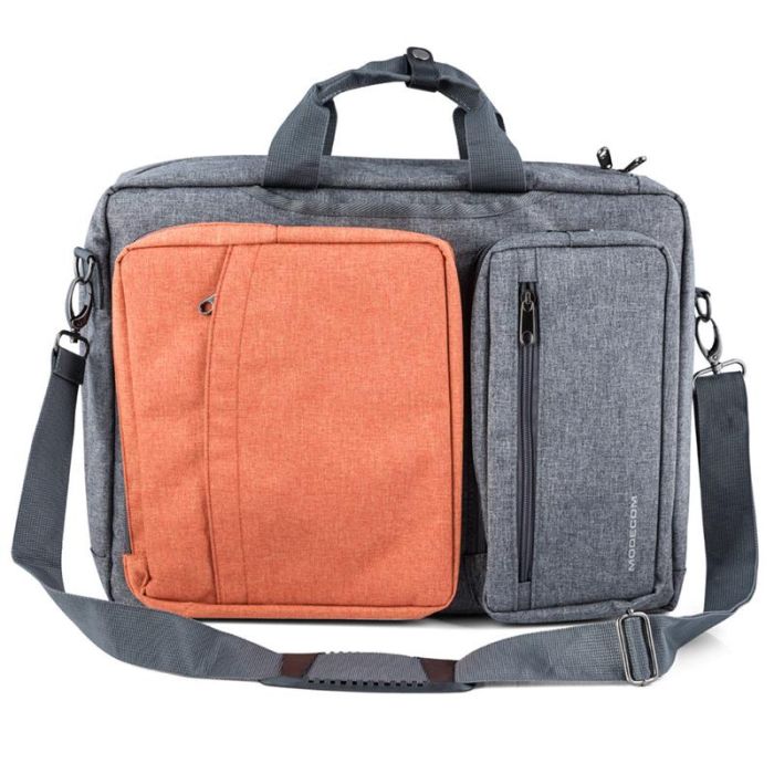 Рюкзак-сумка для ноутбука Modecom Reno 15.6" Gray/Orange (TOR-MC-RENO-ORG)