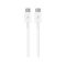 Кабель Ttec USB Type-C - USB Type-C (M/M), 1.2 м, White (2DK36B)