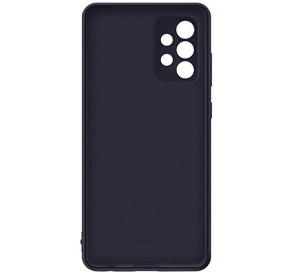 Чохол-накладка Samsung Silicone Cover для Samsung Galaxy A72 SM-A725 Black (EF-PA725TBEGRU)