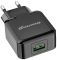 Мережевий зарядний пристрій Grand-X (1xUSB 5В/2.1А) Black (CH-03B)
