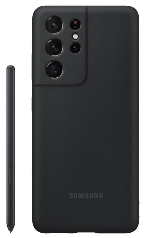 Чохол-накладка Samsung Silicone Cover для Samsung Galaxy S21 Ultra SM-G998 Black (EF-PG99PTBEGRU)+S Pen