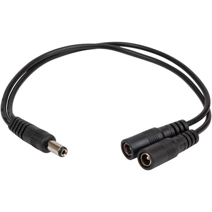 Адаптер PowerPlant DC - 2xDC (M/M), 5.5x2.1мм, Black (CA914890)