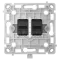 Ajax OutletCore (LAN) black Механізм інтернет розетки