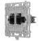 Ajax OutletCore (LAN) black Механізм інтернет розетки