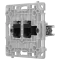 Ajax OutletCore (LAN) vertical black Механізм інтернет розетки