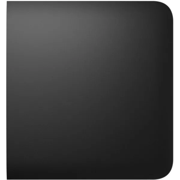 Ajax SideButton (1-gang/2-way) for LightSwitch black для одноклавішного або прохідного вимикача Бічна кнопка