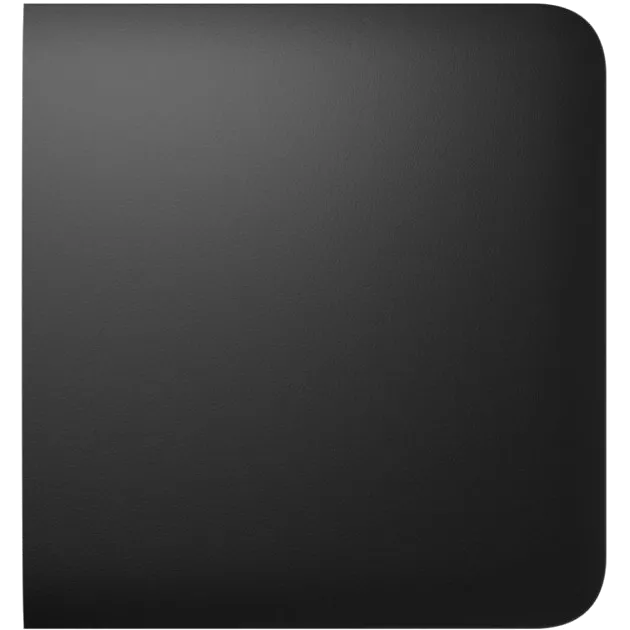 Ajax SideButton (1-gang/2-way) for LightSwitch black для одноклавішного або прохідного вимикача Бічна кнопка