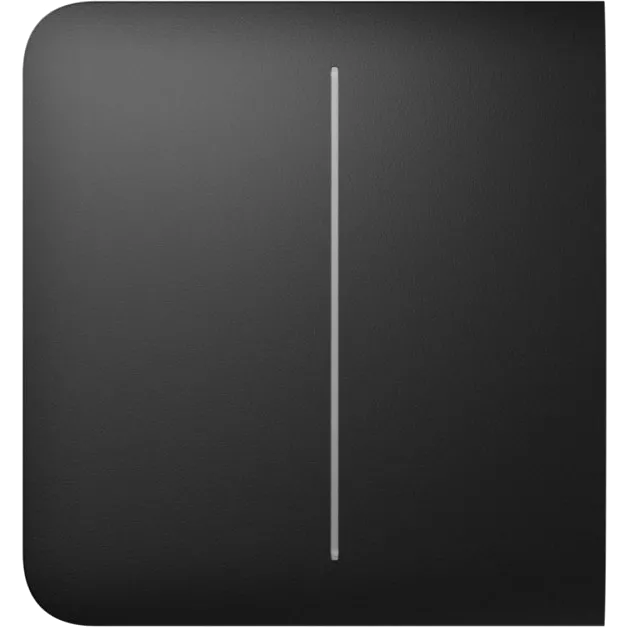 Ajax SideButton (2-gang) for LightSwitch black Бічна кнопка для двоклавішного вимикача