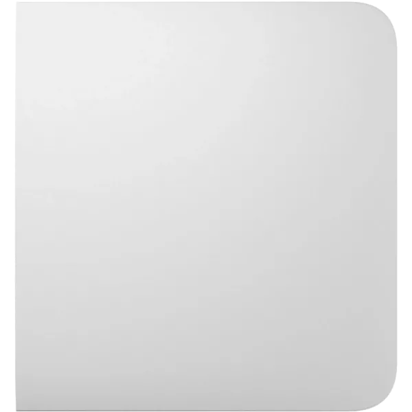 Ajax SideButton (1-gang/2-way) for LightSwitch white Бічна кнопка для одноклавішного або прохідного вимикача Ajax SideButton