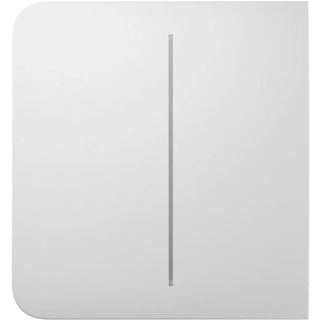 Ajax SideButton (2-gang) for LightSwitch white Бічна кнопка для двоклавішного вимикача