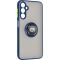 Чохол-накладка Armorstandart Frosted Matte Ring для Samsung Galaxy A24 4G SM-A245 Navy Blue (ARM68897)
