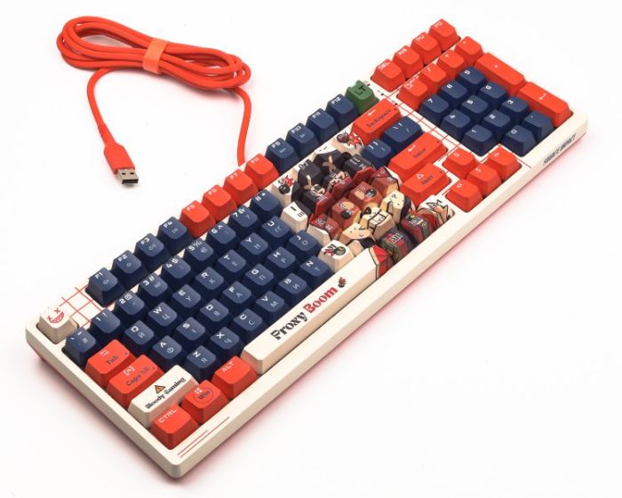 Клавіатура Bloody AT98 RGB Proxy Boom White/Red
