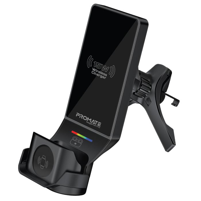 Бездротовий зарядний пристрій Promate MagDrive-Trio MagSafe Black