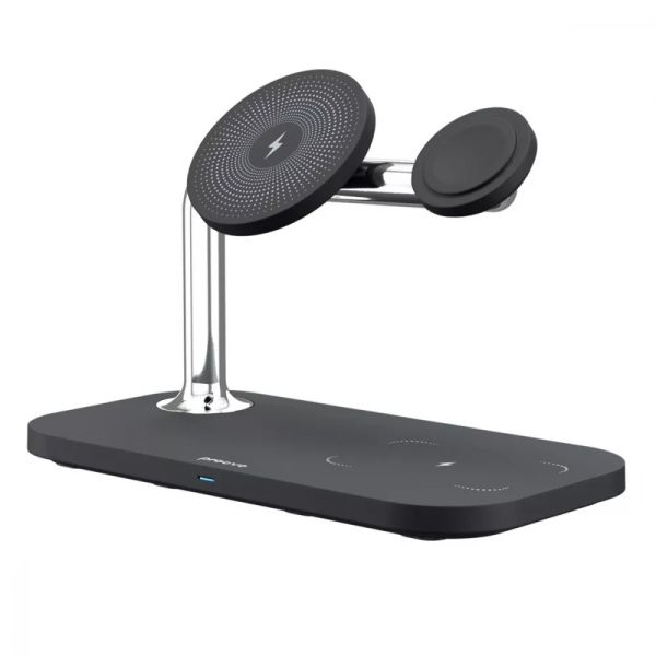 Бездротовий зарядний пристрій Proove Magnetic Field 3in1 15W Black (WSMF15010001)