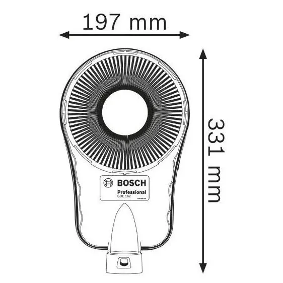 Bosch GDE 162 Насадка для пилевидалення