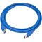 Кабель Gembird (CCP-USB3-AMAF-6) USB 3.0 AM/AF 1.8 м, синій, Premium
