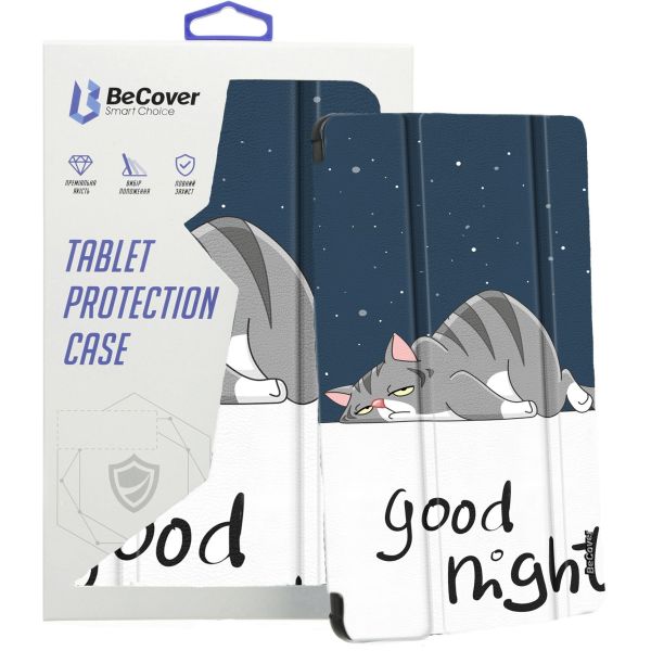 Чохол-книжка BeCover Flexible TPU Mate для Samsung Galaxy Tab S6 Lite 10.4 SM-P620/SM-P625/SM-P627 Good Night (712520)