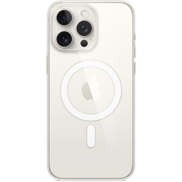 Чохол-накладка Apple Clear Case with MagSafe для Apple iPhone 15 Pro Max Clear (MT233)