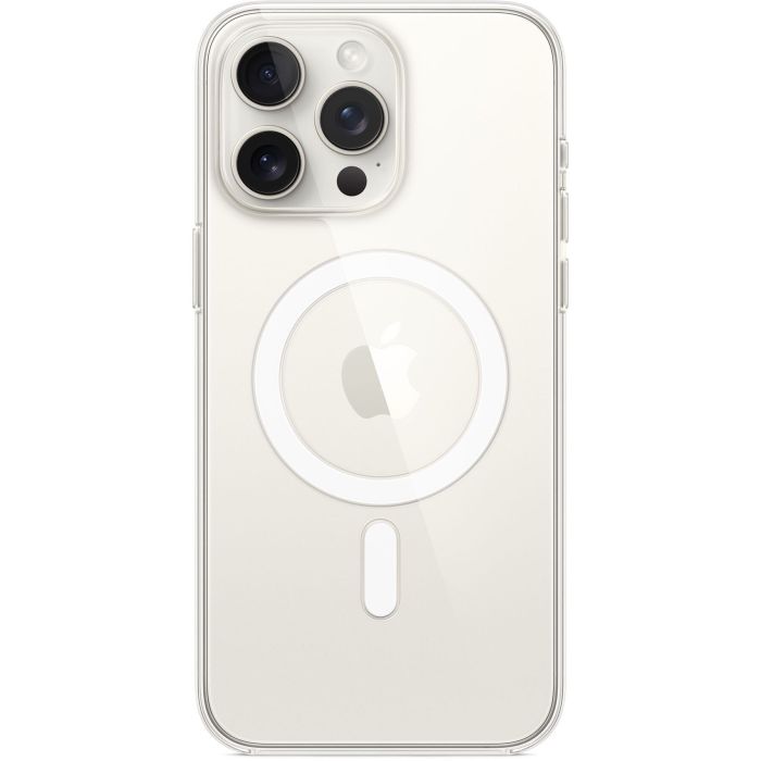 Чохол-накладка Apple Clear Case with MagSafe для Apple iPhone 15 Pro Max Clear (MT233)
