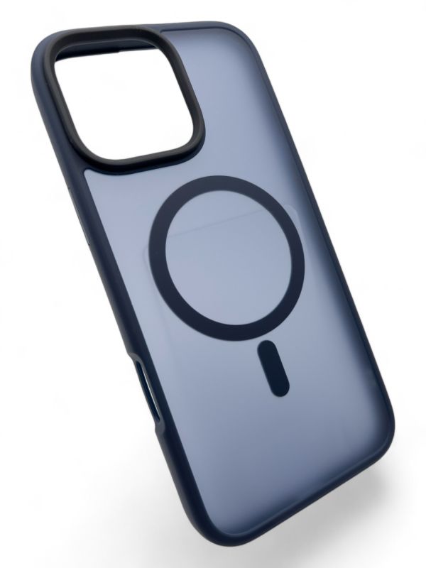 Чохол-накладка BeCover Metal Buttons Case MagSafe для Apple iPhone 16 Pro Max Blue (712100)