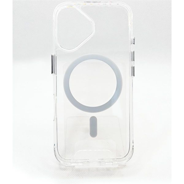 Чохол-накладка BeCover Space Case MagSafe для Apple iPhone 16 Transparancy (712102)