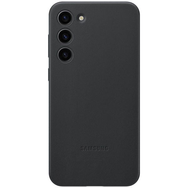 Чохол-накладка Samsung Leather Cover для Samsung Galaxy S23 Plus SM-S916 Black (EF-VS916LBEGRU)