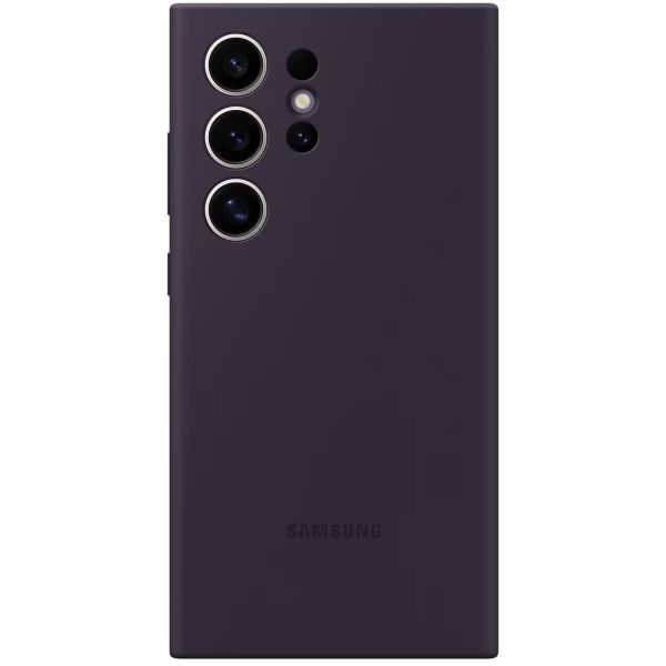 Чохол-накладка Samsung Silicone Cover для Samsung Galaxy S24 Ultra SM-S928 Dark Violet (EF-PS928TEEGWW)