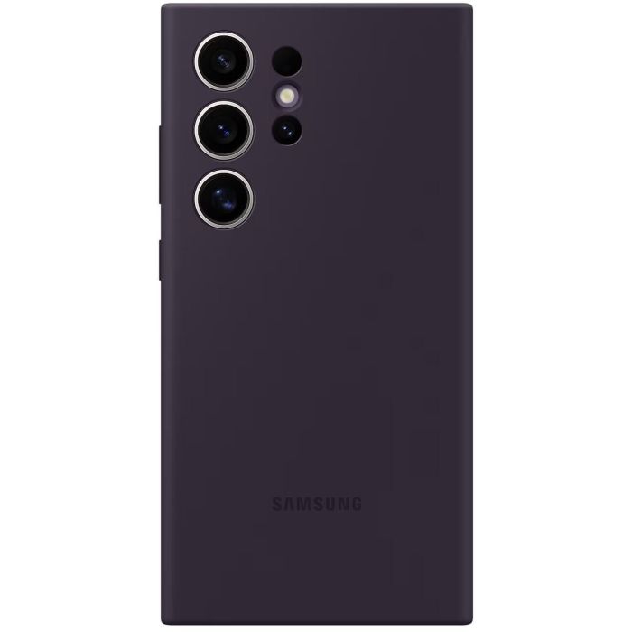 Чохол-накладка Samsung Silicone Cover для Samsung Galaxy S24 Ultra SM-S928 Dark Violet (EF-PS928TEEGWW)