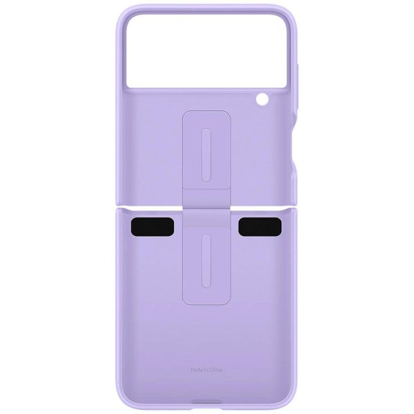 Чохол-накладка Samsung Silicone Cover with Ring для Samsung Galaxy Flip 4 SM-F721 Lavender (EF-PF721TVEGUA)