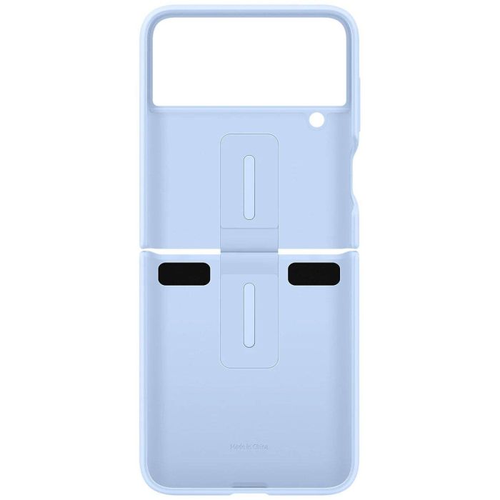 Чохол-накладка Samsung Silicone Cover with Ring для Samsung Galaxy Flip 4 SM-F721 Arctic Blue (EF-PF721TLEGUA)